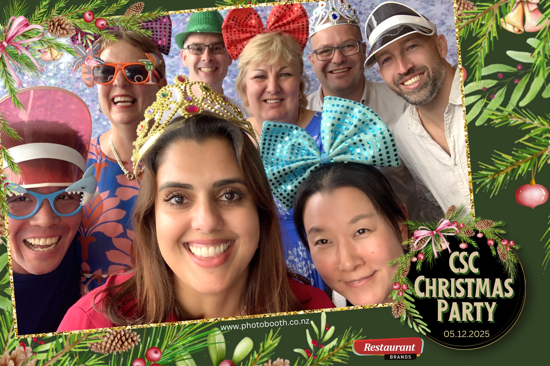 Restaurant Brands Christmas Party — Selfie Central photo booth